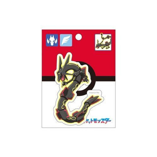 Pokemon Center Original Pokemon Center Sticker Black Rayquaza Of The Six Heroes 