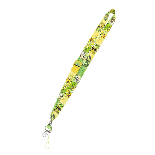  T's Factory Pokemon Neck Strap Gradation Green And Yellow 