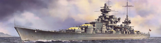  Platz 1/350 WW.II German Navy Battlecruiser Scharnhorst 1940/1941 Plastic Model 