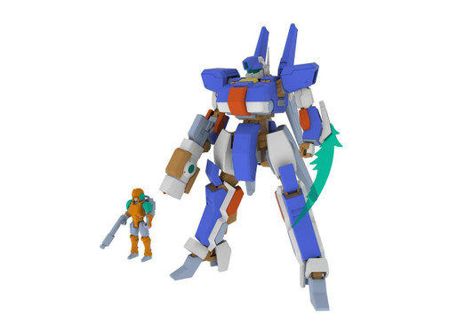 PLUM Plum 5inch Mechanism 1/35 TYPE02 TENRA Plastic Model (Wolf Fang Kuuga 2001) 