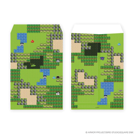  Square Enix Dragon Quest Stationery Shop Flat Bag Dot Design 