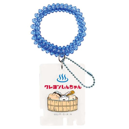 T's Factory Crayon Shin-chan Locker Key Style Charm Sento Shin-chan / Blue