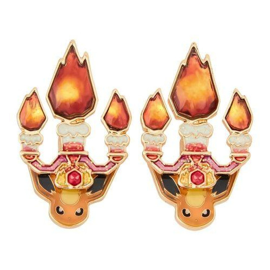 Pokemon Center Original Pokemon Accessory Piercing Fire Terastal Flareon