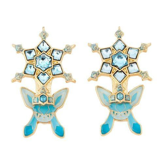 Pokemon Center Original Pokemon Accessory Earrings Ice Terastal Glaceon