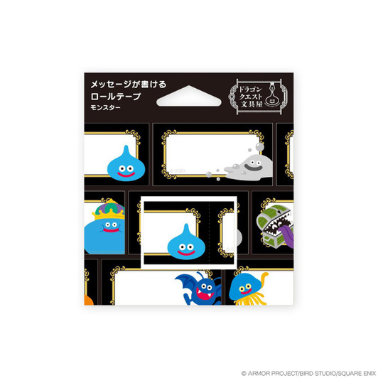 Square Enix Dragon Quest Stationery Shop Message Roll Tape Monster 