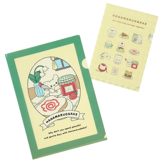  Sanrio Clear File Set (Always Together!) Hanamaru Obake 931101 