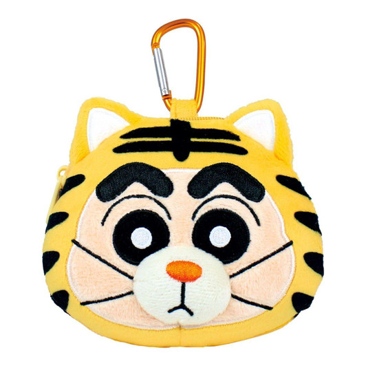  T's Factory Shinchan Carabiner Attached Plush Zipper Mascot Transformation Tiger 