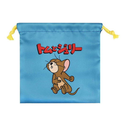  T's Factory Tom And Jerry Flat Drawstring Bag Funny Retro / Jerry / Tuffy 