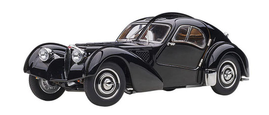  AUTOArt 1/43 Bugatti Type57SC Atlantic '38 (Black/Disc Wheel) Finished Model 
