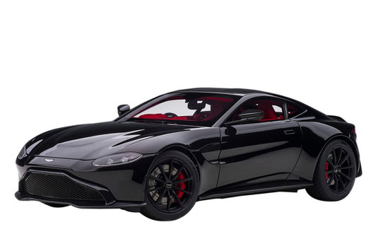  AUTOArt 1/18 Aston Martin Vantage '19 (Black/Carbon Black Roof) Finished Model 
