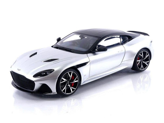  AUTOArt 1/18 Aston Martin DBS Superleggera (Metallic Silver/Carbon Black Roof) Finished Model 