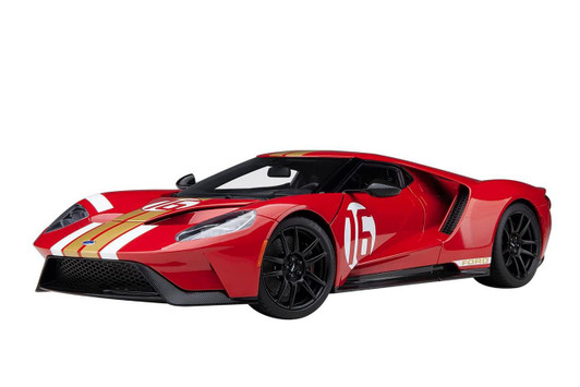  AUTOArt 1/18 Ford GT Alan Mann Heritage Edition (Red/Gold) Finished Model 
