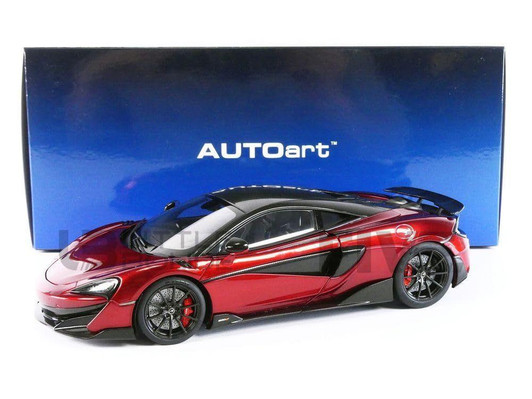  AUTOArt 1/18 McLaren 600LT (Red Metallic/Carbon Roof) Finished Model 