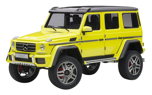  AUTOArt 1/18 Mercedes-Benz G500 4x4 2 (Yellow) Finished Model 