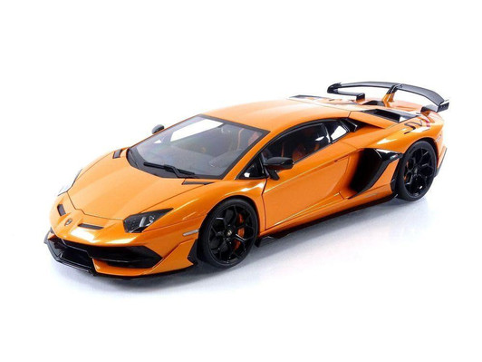  AUTOArt 1/18 Lamborghini Aventador SVJ (Pearl Orange) Finished Model 