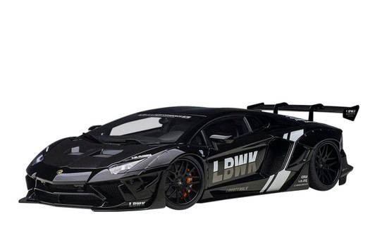  AUTOArt 1/18 Liberty Walk LB-Works Lamborghini Aventador Ltd (Black/Carbon) Finished Model 