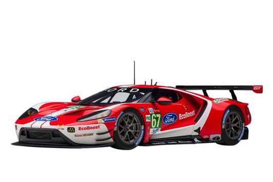  AUTOArt 1/18 Ford GT '19 #67 (Le Mans 24 Hours) (Red/White) Finished Model 