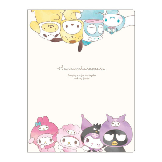  T's Factory Sanrio 6P File Hagukko / Group 