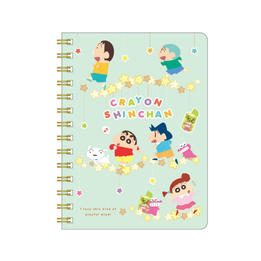  T's Factory Crayon Shin-chan Ring Notebook Chocobi Road 