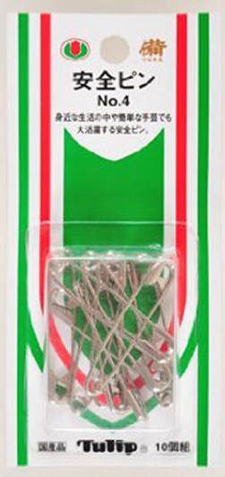 Tulip SO-021 Safety Pins No.4 (10 pcs / 44mm)