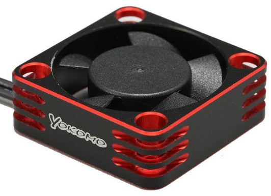  Yokomo D-CFRA 30mm Aluminum Frame Fan Red 
