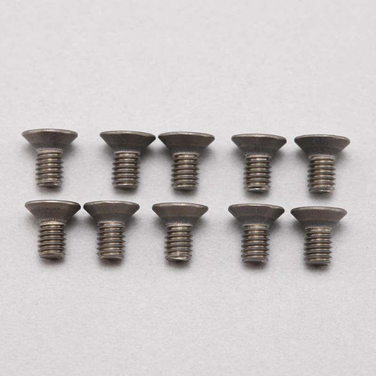  Yokomo ZC-T36F M3x6mm Titanium Flat Head Screws Set Of 10 