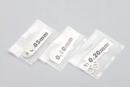  Yokomo ZC-S50SA 0.05/0.10/0.20mm 5 stainless steel shims 10 pieces each 