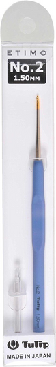 Tulip T13-02 ETIMO Cushion Grip Lace Crochet Hook Needle No.2 (1.50mm)