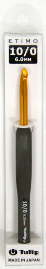 Tulip T15-100 ETIMO Cushion Grip Crochet Hook Needle 10/0 (6.00mm)