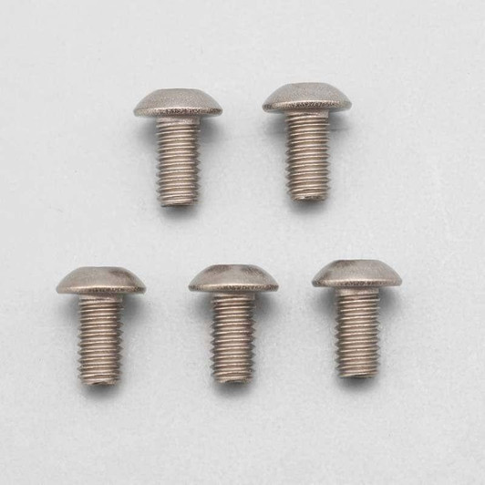  Yokomo ZC-BH36TA M3x6mmBHS Screws 5 Pieces Titanium Hexagonal Holes 