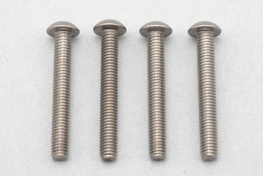  Yokomo ZC-BH322TA M3x22mm BHS Screws 4 Pieces Titanium Hexagonal Hole 