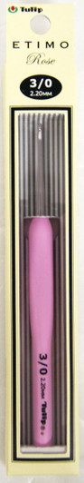Tulip TER-04 ETIMO Rose Cushion Grip Crochet Hook Needle 3/0 (2.20mm)