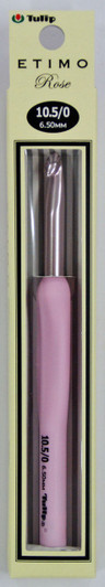 Tulip TER-14 ETIMO Rose Cushion Grip Crochet Hook Needle 10.5/0 (6.50mm)