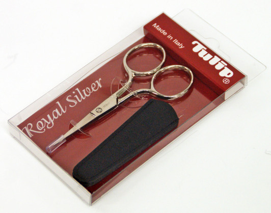 Tulip TIS-001 Italian High Quality Scissors Royal Silver
