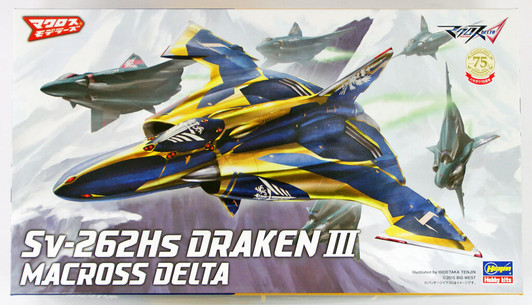 Hasegawa Macross 28 Sv-262Hs Draken III Mcross Delta 1/72 Scale Kit