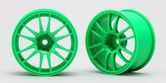  Yokomo TW-4213G ENKEI Racing GTC 01 Drift Wheel (Green) 