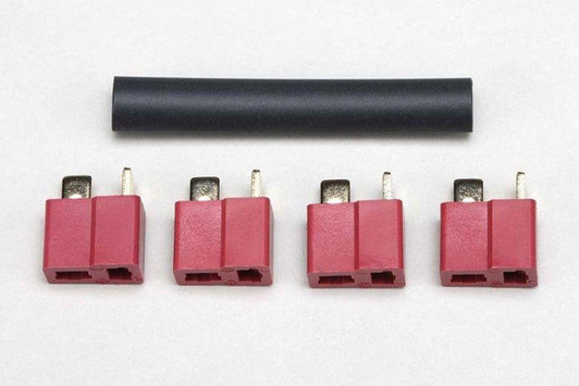  Yokomo YB-C04 T Plug 2P Connector (4 Pieces Included) Female Type 