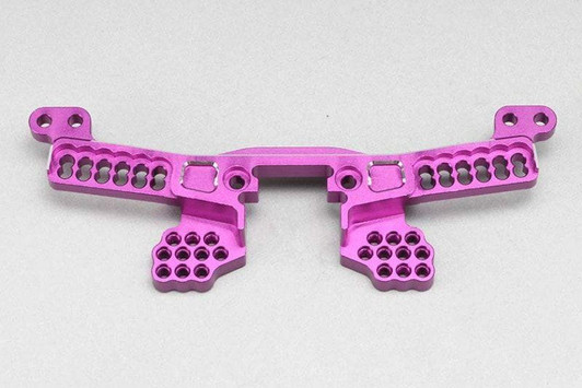  Yokomo Y2-018AR2PA Aluminum Rear Shock Tower For RD/SD Series Diameter (53mm-31mm) Chamfered (Purple) 