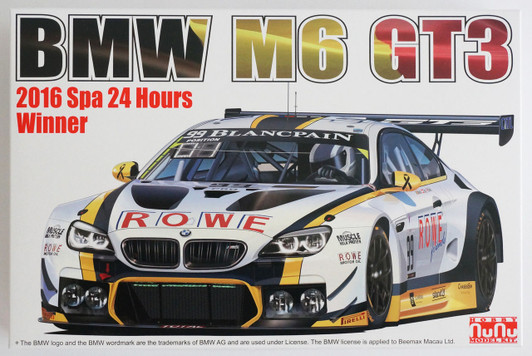 Platz PN24001 BMW M6 GT3 2016 24 Hours of Spa Winner 1/24 Scale Kit