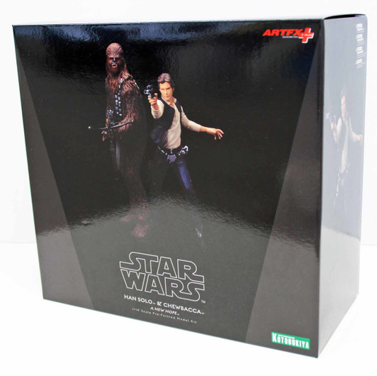 Kotobukiya SW88 ARTFX + STAR WARS Han Solo & Chewbacca 1/10 scale Figure 2 Set