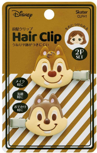  Skater Disney Bangs Clip Set (2 pcs) Chip & Dale 