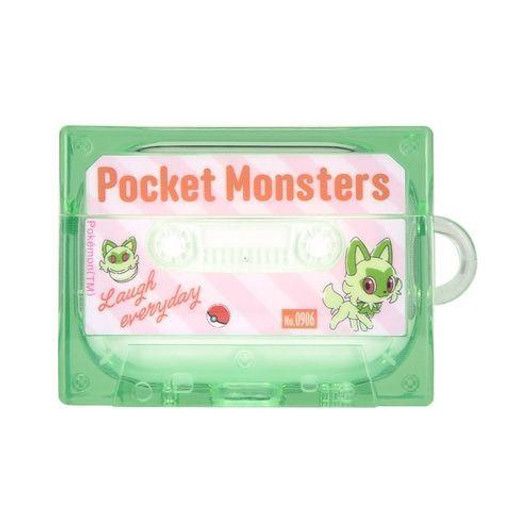 Pokemon Center Original Pokemon Center AirPods Pro (2nd Generation) / AirPods Pro Compatible Cassette Tape Style Case Sprigatito