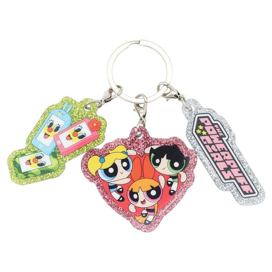  T's Factory Powerpuff Girls Three Charm Key Holder Mobile 
