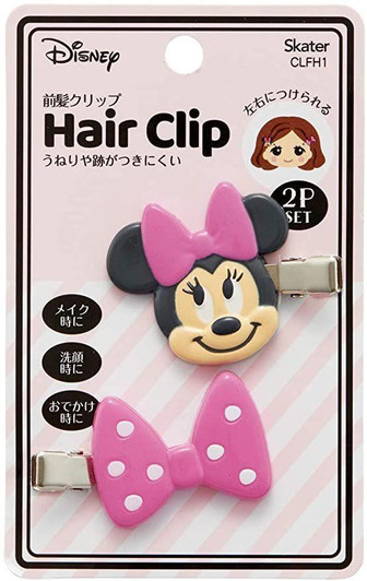  Skater Disney Bangs Clip Set (2 pcs) Minnie Mouse 