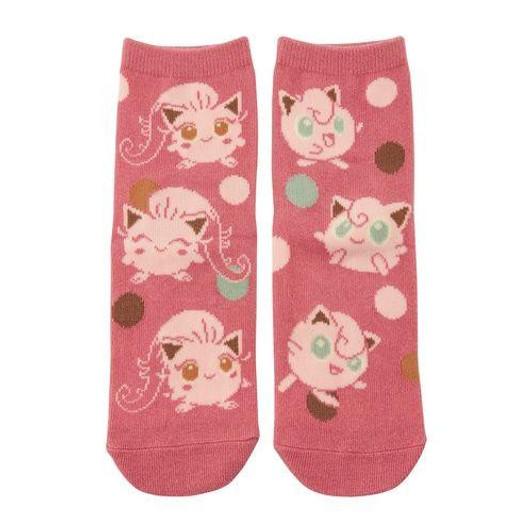 Pokemon Center Original Middle Socks Jigglypuff & Scream Tail (19-21 cm)