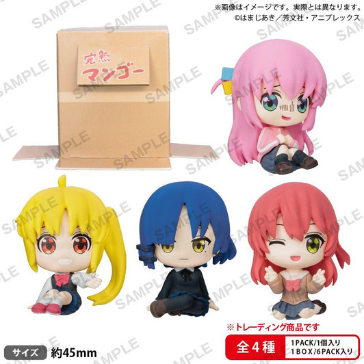  Bushi Road Creative Bocchi the Rock! - Sitting Kessoku Band Figures that Can Hide in a Box! (6pcs Complete Box) 