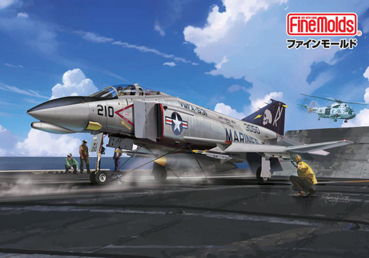  Fine Molds 1/72 USMC F-4N Fighter VMFA-531 ''Grey Ghosts'' Plastic Model 