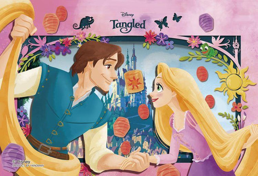 Yanoman Jigsaw Puzzle Precious Fantasy / Tangled (Tangled) (70 Pieces) 