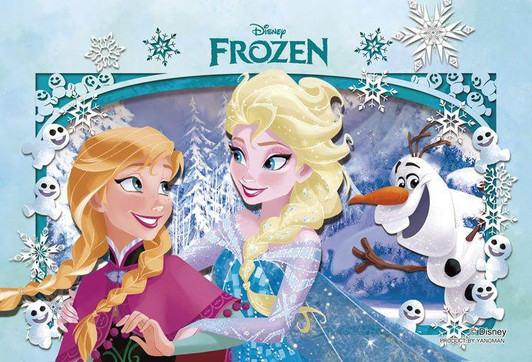 Yanoman Jigsaw Puzzle Precious Fantasy / Frozen (Frozen) (70 Pieces) 