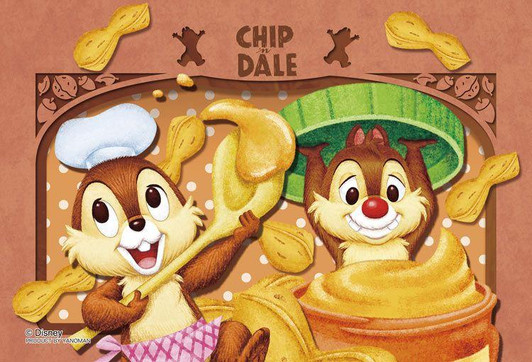 Yanoman Jigsaw Puzzle Precious Fantasy / Chip & Dale (Chip & Dale) (70 Pieces) 